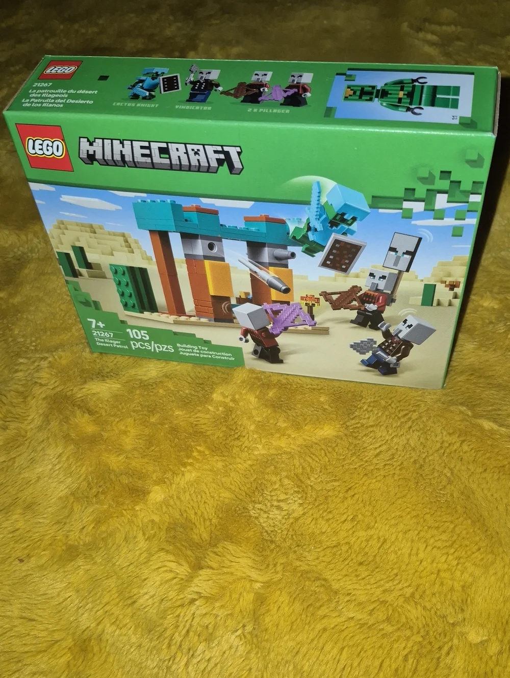 Lego Minecraft Teal and Tan Desert Siege Playset